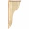 Ekena Millwork Carmel Rough Sawn Corbel w/Backplate, Douglas Fir, 8"W x 14"D x 30"H COR08X14X30CAR01RDF - alternate 2